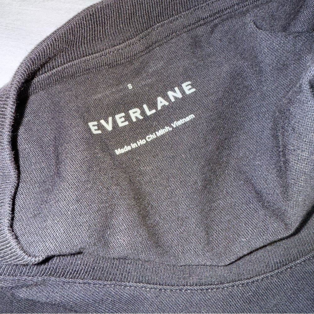 Everlane Black‎ Pocket Tee Shirt Dress Size Small 100% Cotton - Picture 7 of 8